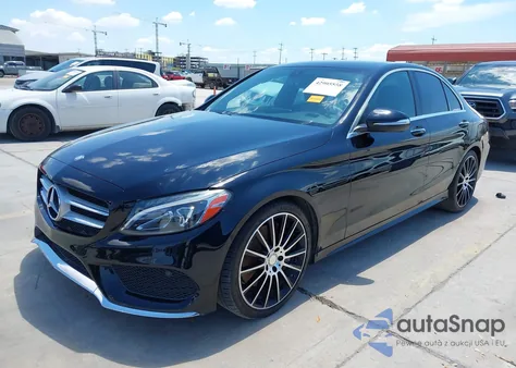 2015 Mercedes-Benz C 300 Sport из США, поврежденный, VIN 55SWF4JB9FU090712